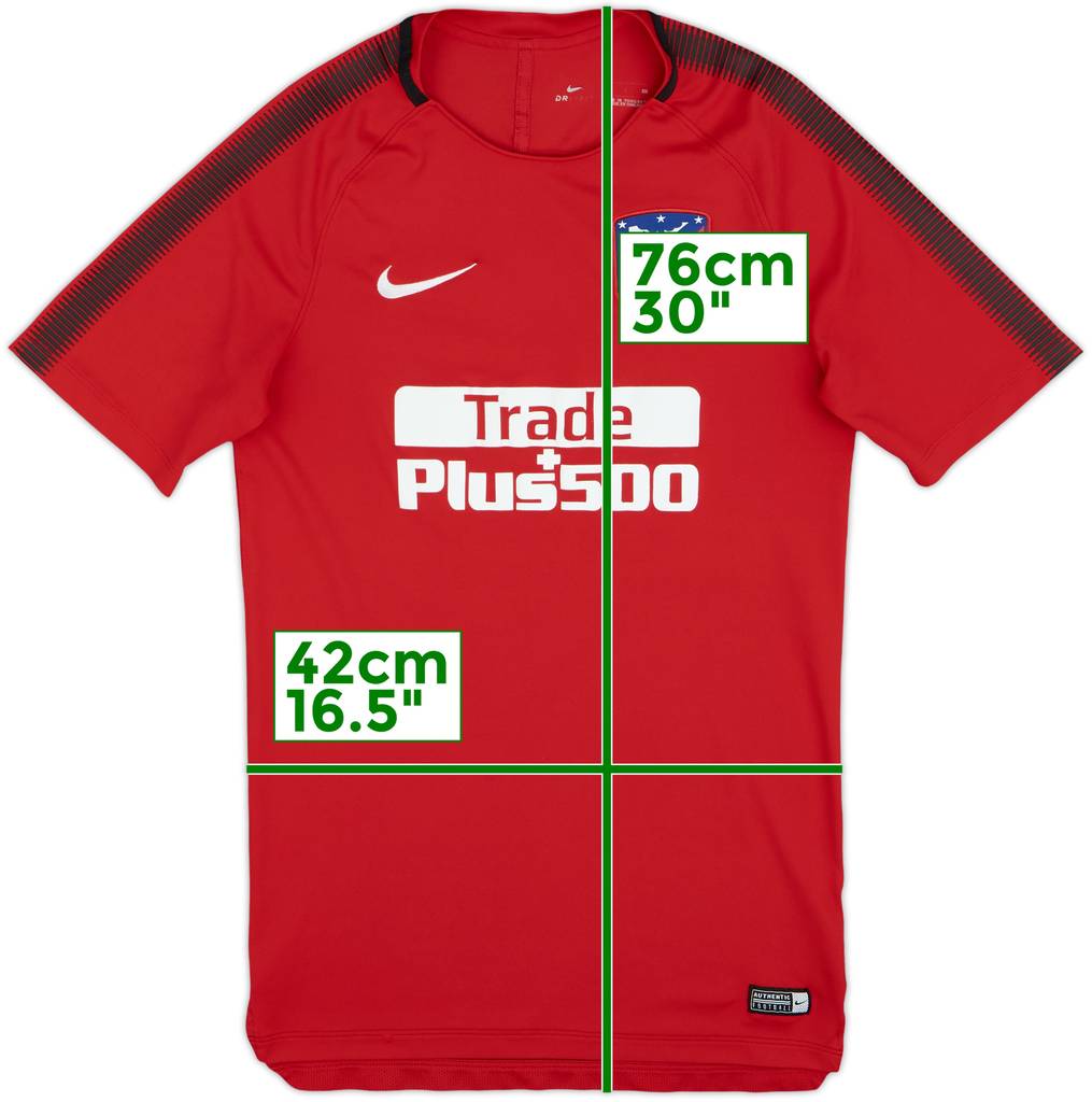 2017-18 Atletico Madrid Nike Training Shirt - 8/10 - (S)