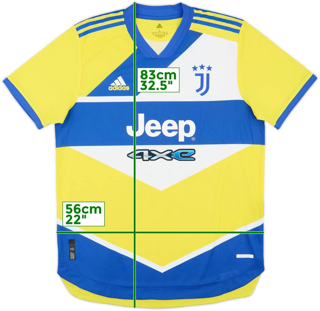 2021-22 Juventus Authentic Third Shirt - 8/10 - (L)