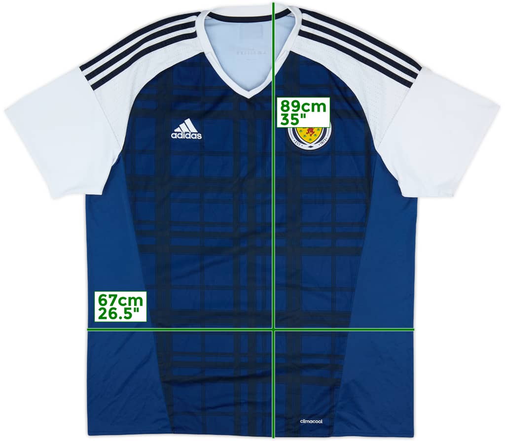 2016-17 Scotland Home Shirt - 7/10 - (XL)