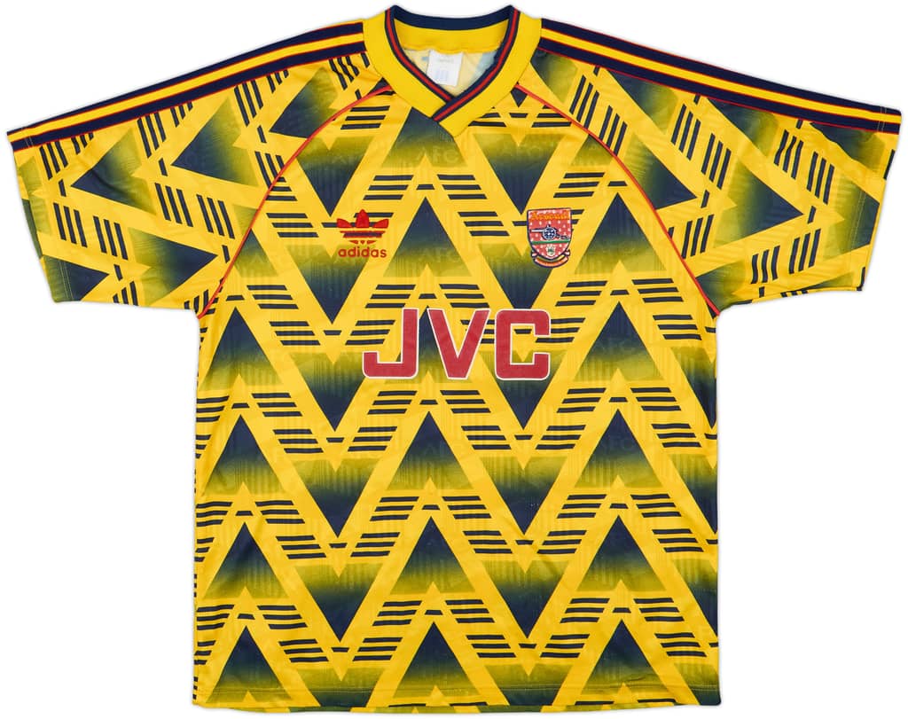 1991-93 Arsenal Away Shirt - 8/10 - (M/L)