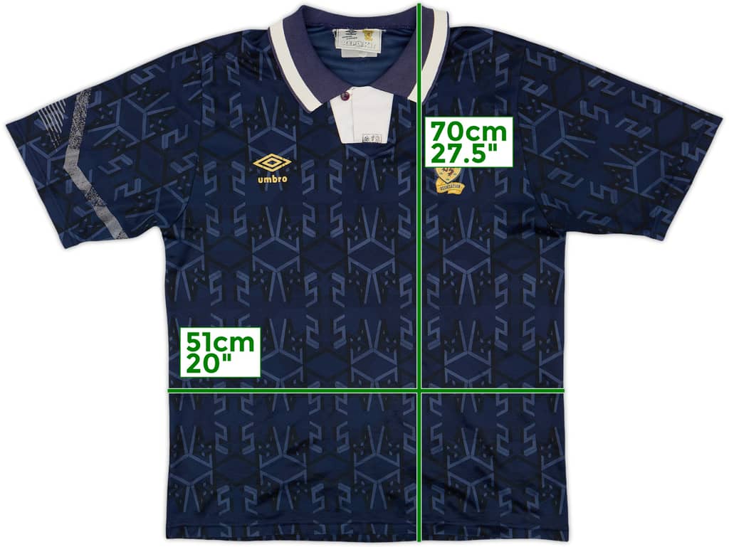 1991-94 Scotland Home Shirt - 6/10 - (M)
