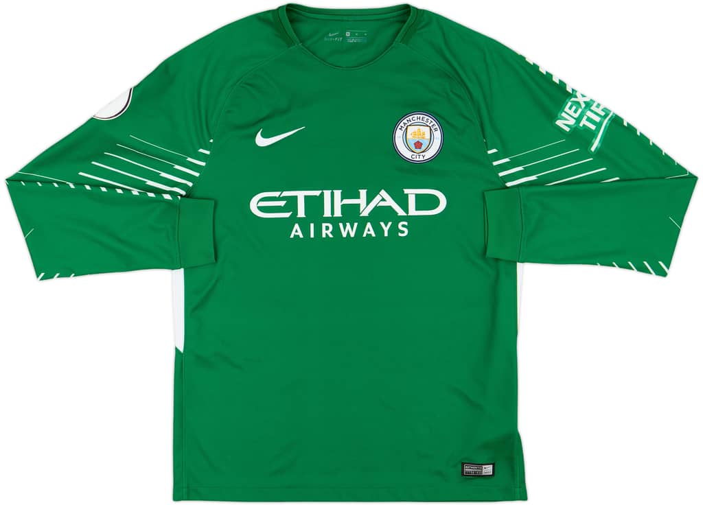 2017-18 Manchester City GK Shirt - 8/10 - (M)