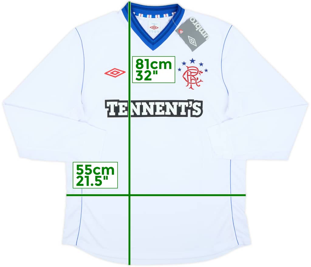 2012-13 Rangers Away L/S Shirt (XL)