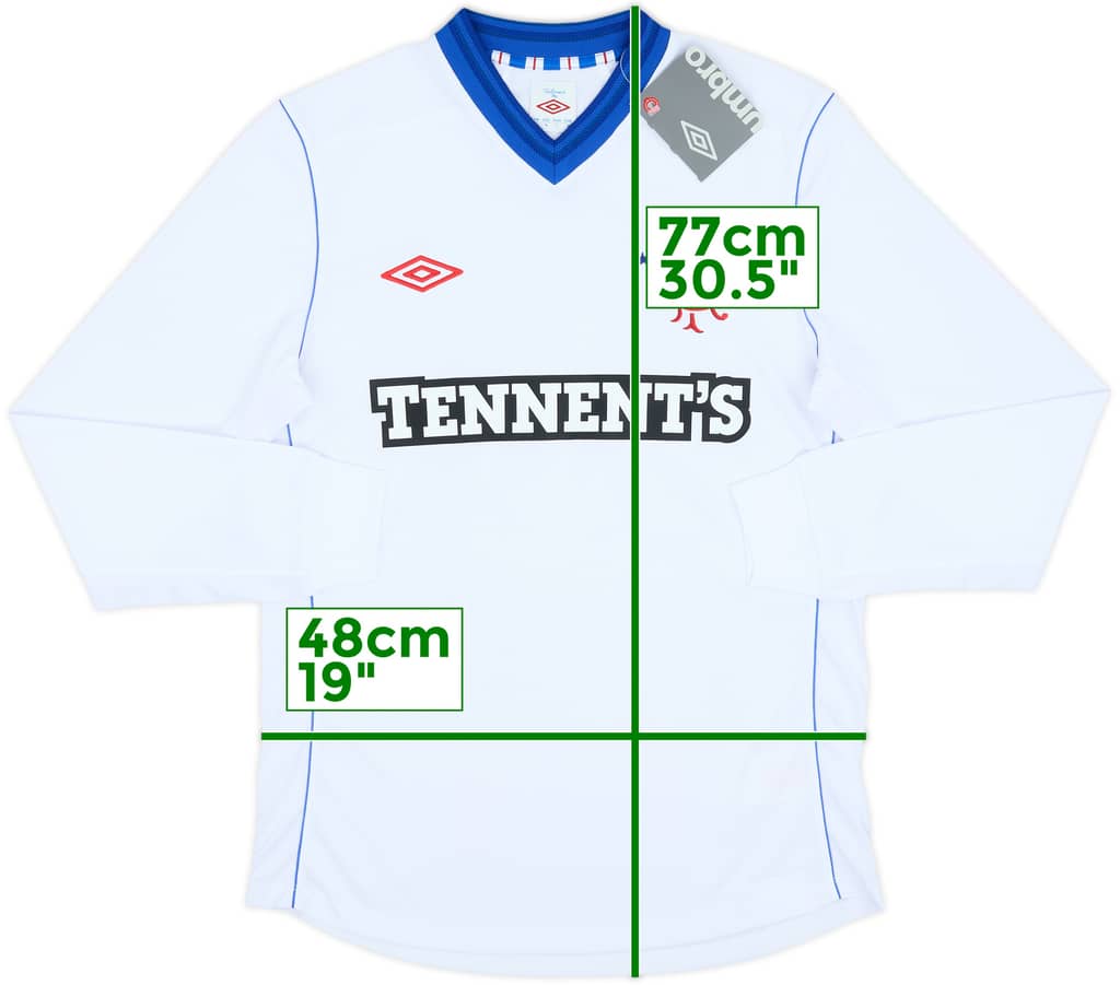 2012-13 Rangers Away L/S Shirt (M)