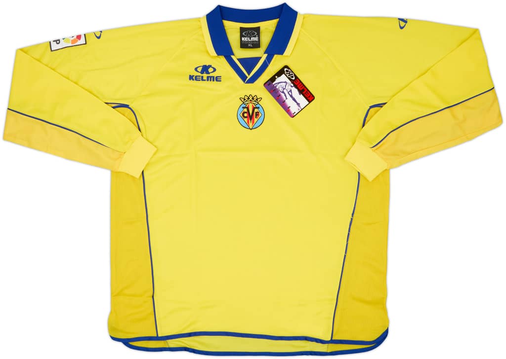 2001-03 Villarreal Home L/S Shirt (XL)