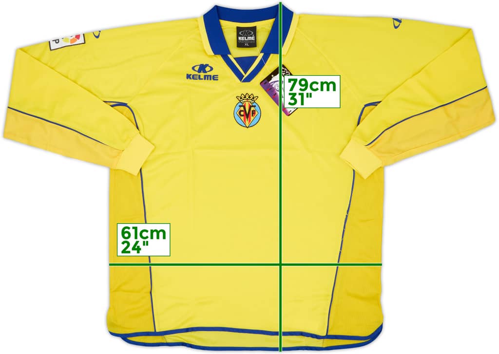 2001-03 Villarreal Home L/S Shirt (XL)