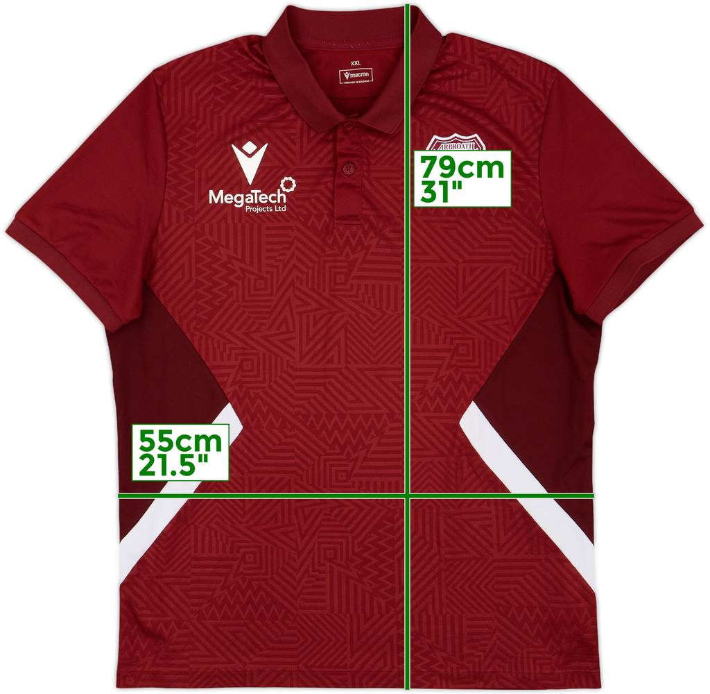 2023-24 Arbroath Macron Training Shirt - 8/10 - (XXL)