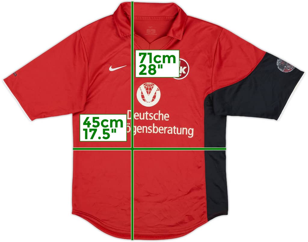 2000-01 Kaiserslautern Home Shirt - 7/10 - (XS)