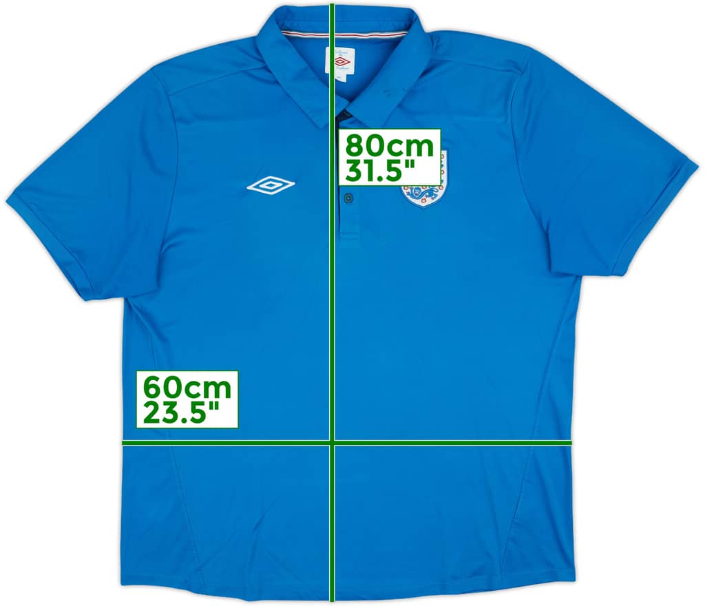 2009-10 England Umbro Polo Shirt - 6/10 - (XXL)