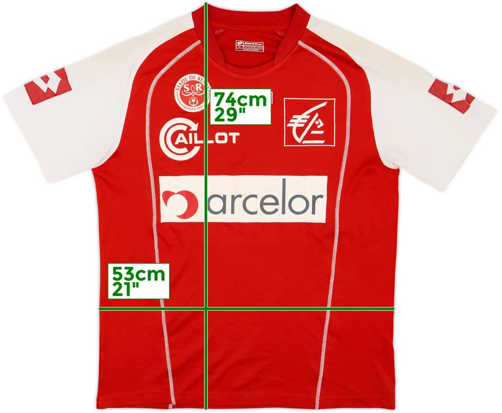 2006-07 Reims Home Shirt - 5/10 - (XL)