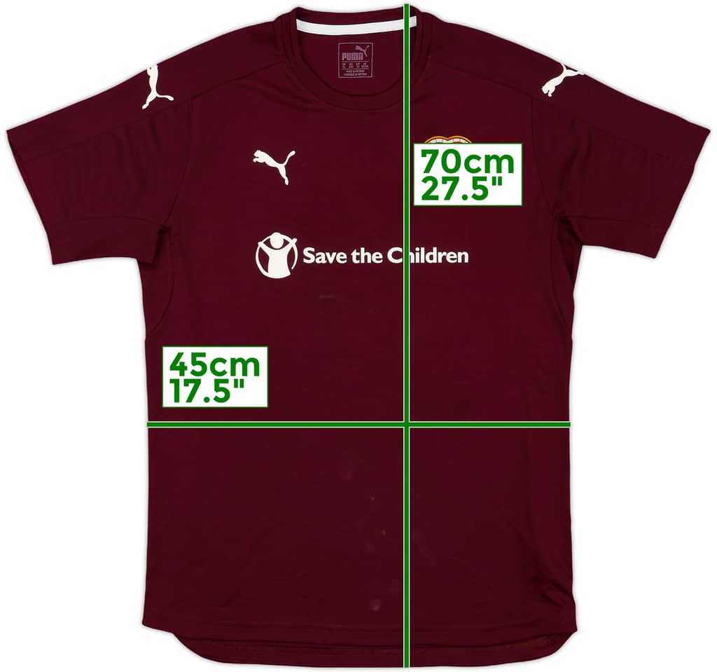 2016-17 Hearts Home Shirt - 6/10 - (XL.Boys)
