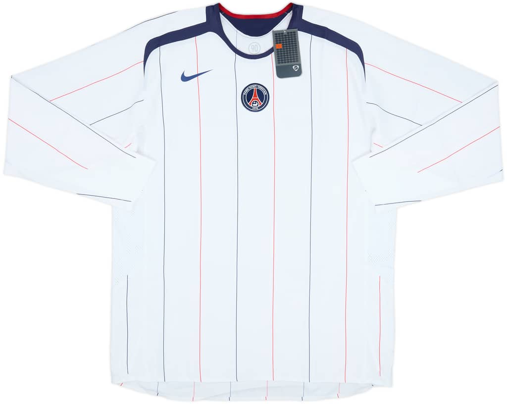 2005-06 Paris Saint-Germain Player Issue Away L/S Shirt (XXL)