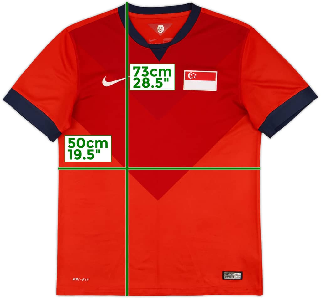 2014 Singapore Home Shirt - 8/10 - (M)