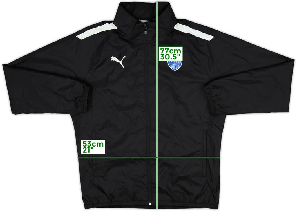 2020-21 Lion City Sailors Puma Hooded Rain Jacket - 8/10 - (L)