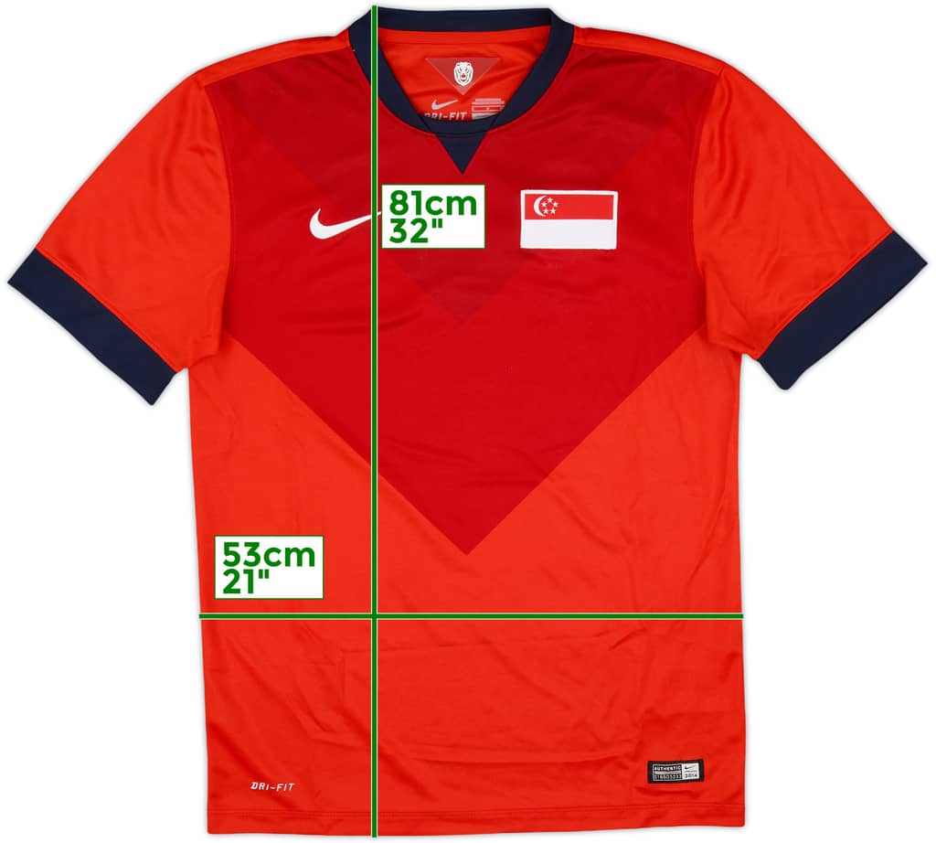 2014 Singapore Home Shirt - 8/10 - (S)