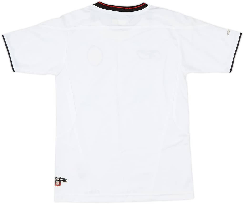 2003-04 Liverpool Away Shirt - 8/10 - (M.Boys)