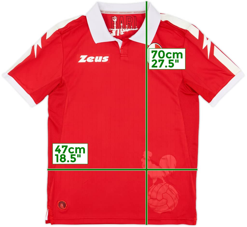 2017-18 Bari Away Shirt - 8/10 - (L.Boys)
