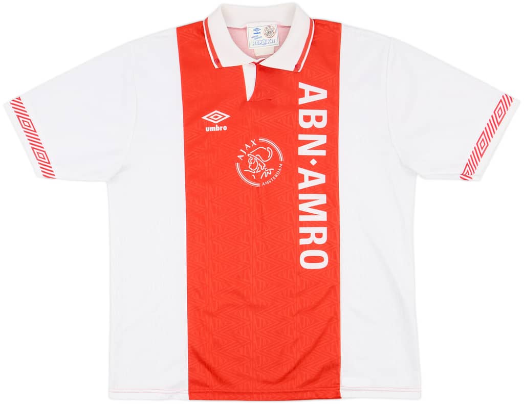 1991-93 Ajax Home Shirt - 9/10 - (M)