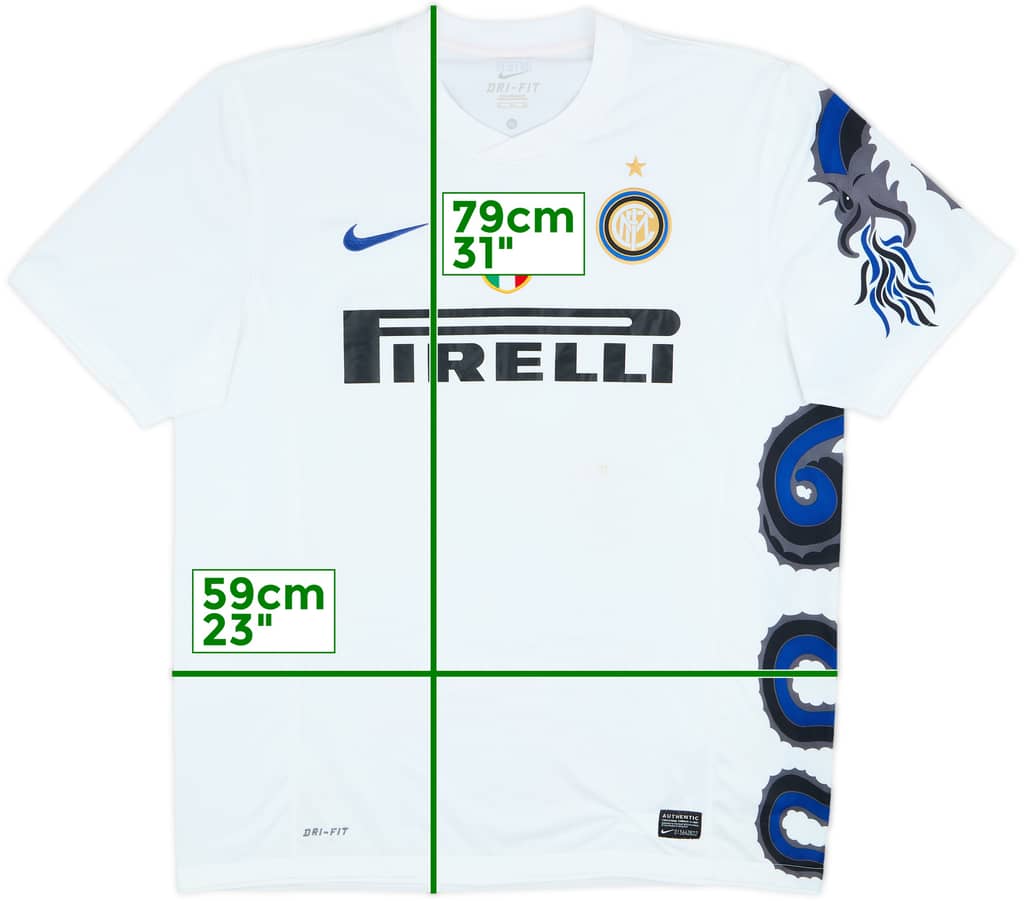 2010-11 Inter Milan Away Shirt - 5/10 - (XL)