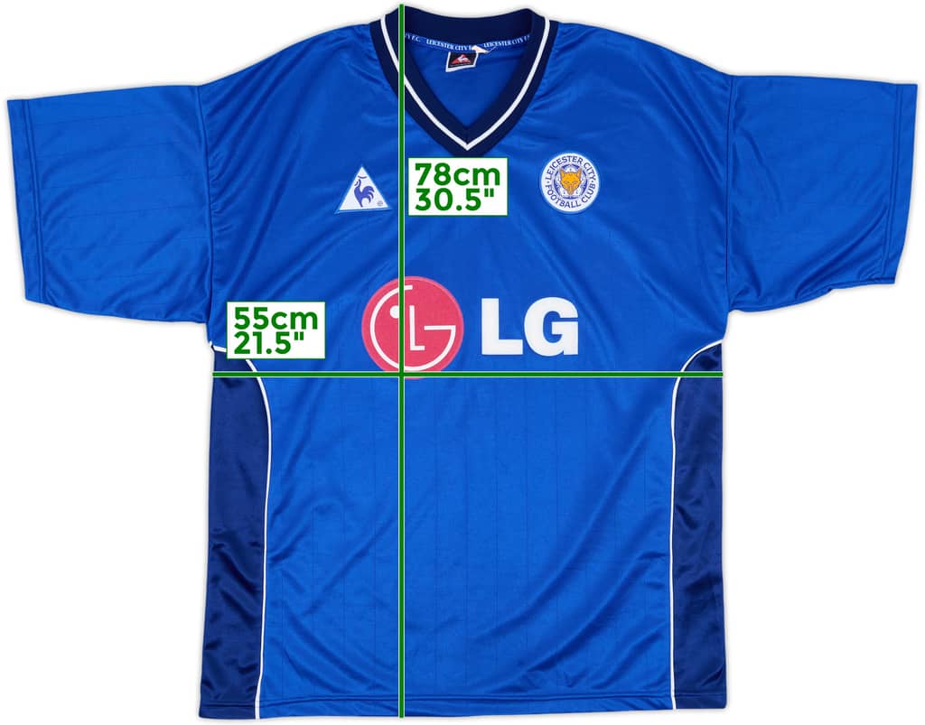 2002-03 Leicester Home Shirt - 8/10 - (L)