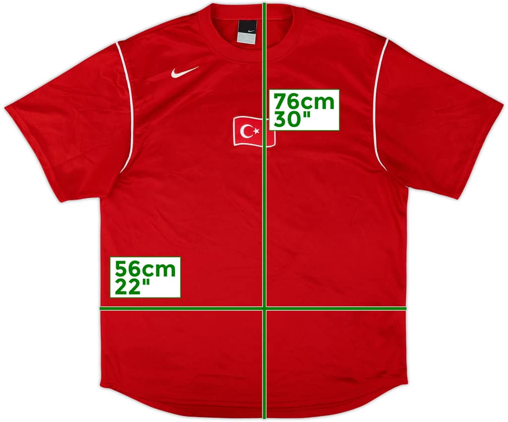 2004-06 Turkey Nike Training Shirt - 9/10 - (L)