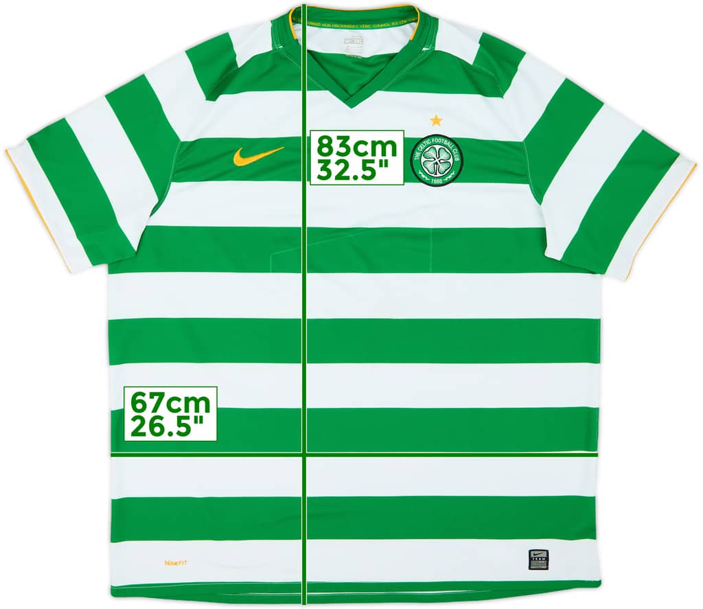 2008-10 Celtic Home Shirt - 4/10 - (3XL)