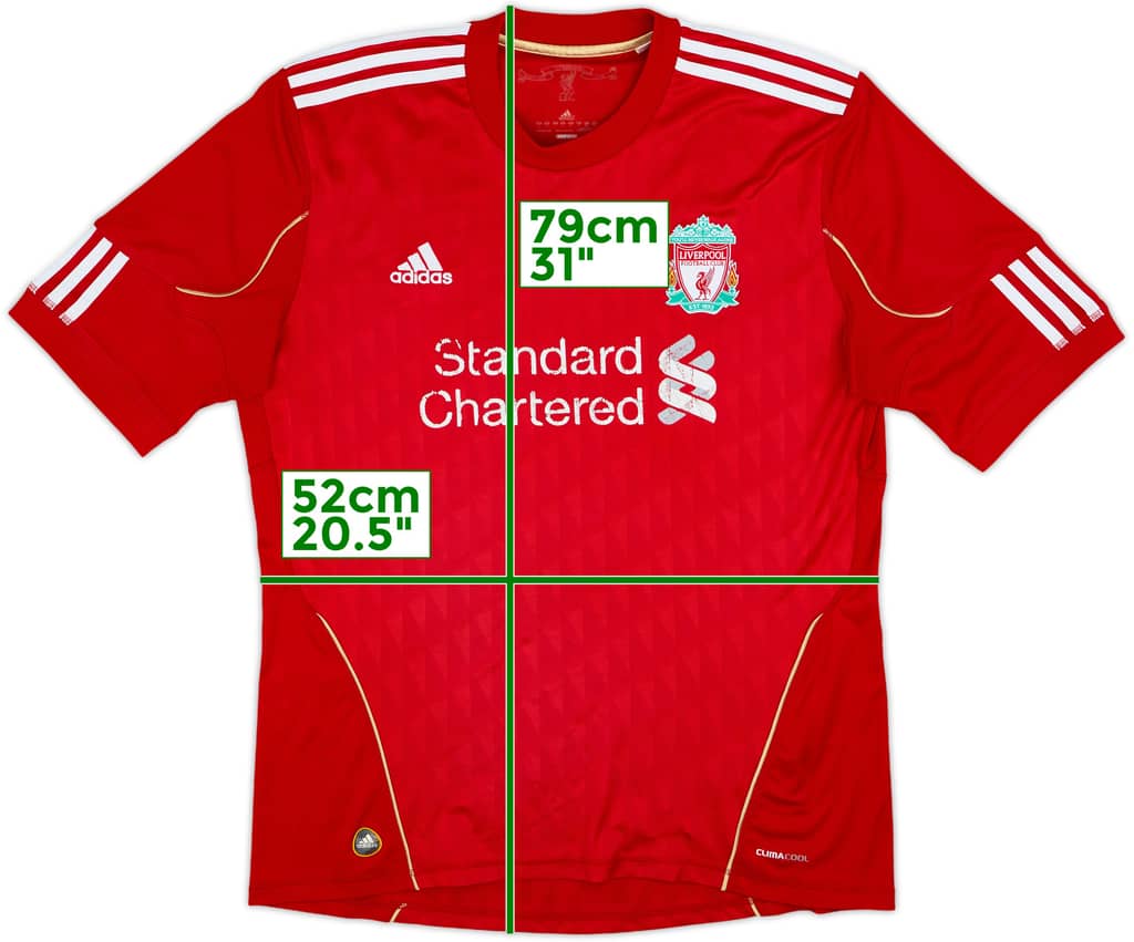 2010-12 Liverpool Home Shirt - 4/10 - (L)