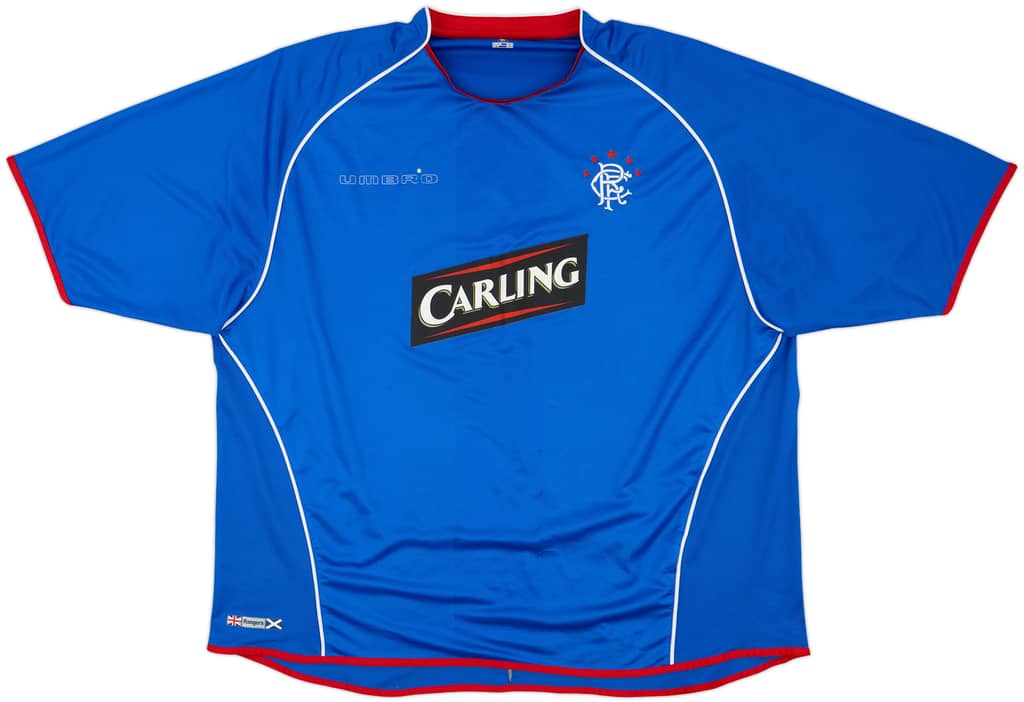 2005-06 Rangers Home Shirt - 4/10 - (4XL)