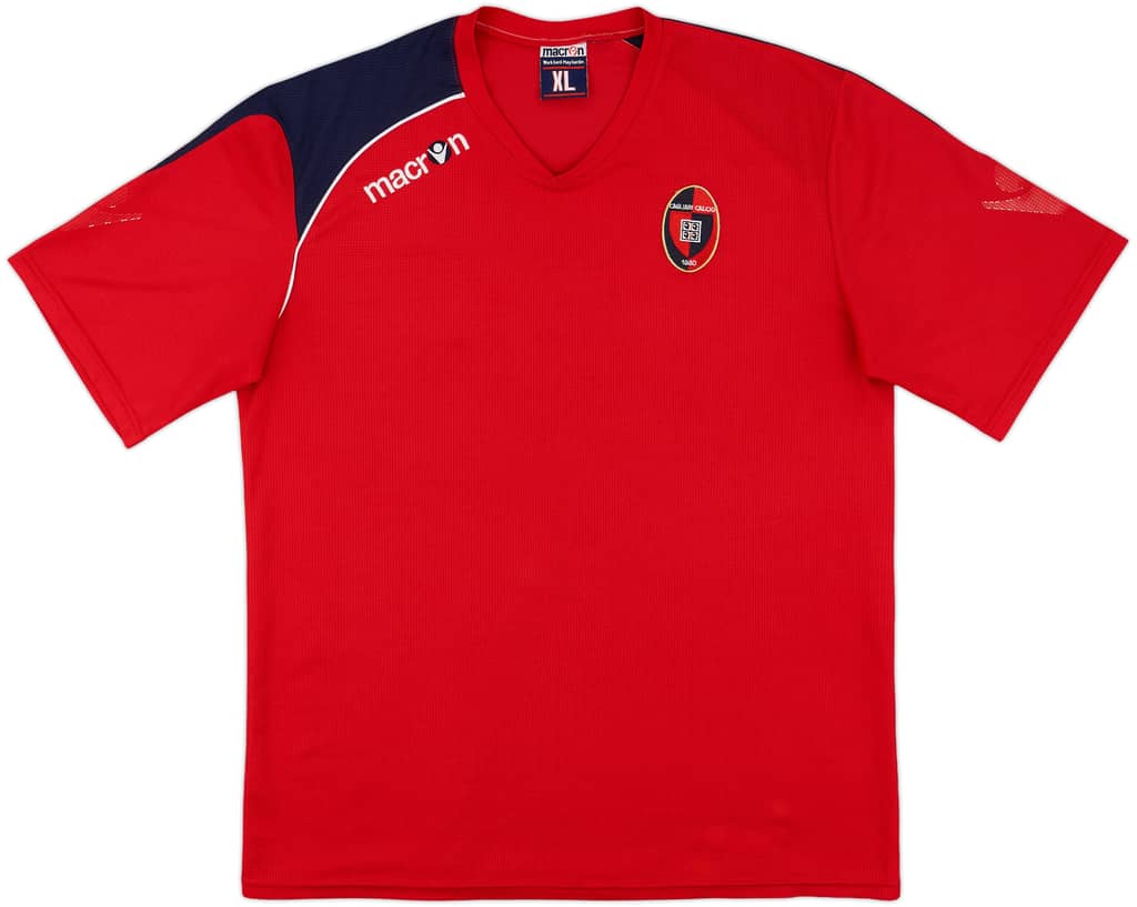 2010-11 Cagliari Macron Training Shirt - 5/10 - (XL)