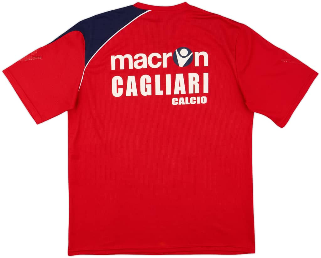 2010-11 Cagliari Macron Training Shirt - 5/10 - (XL)