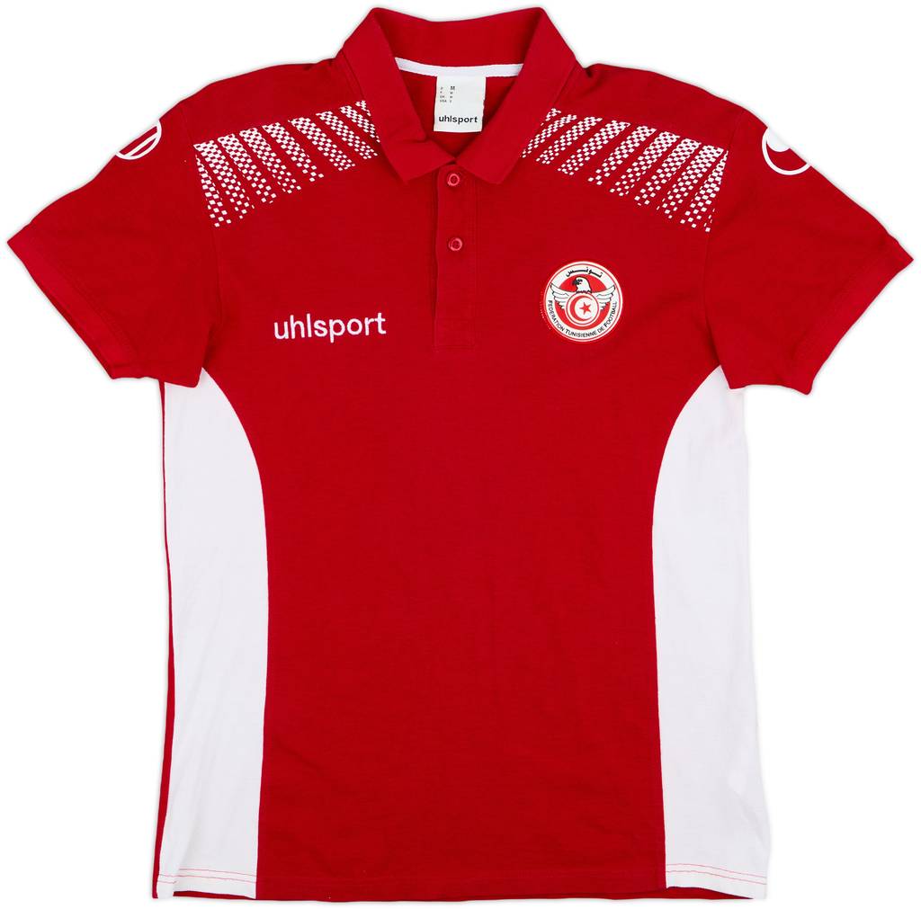 2017-18 Tunisia Uhlsport Polo Shirt - 9/10 - (M)