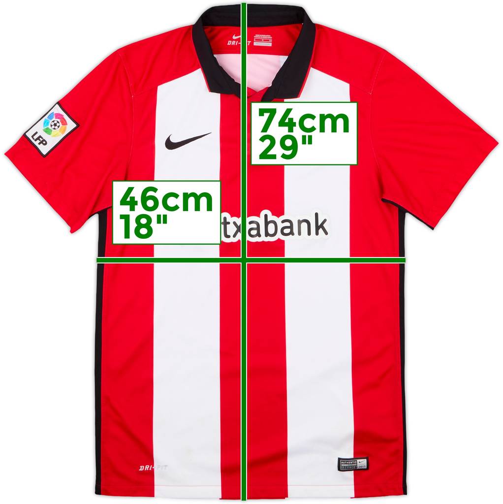 2015-16 Athletic Bilbao Home Shirt - 7/10 - (S)