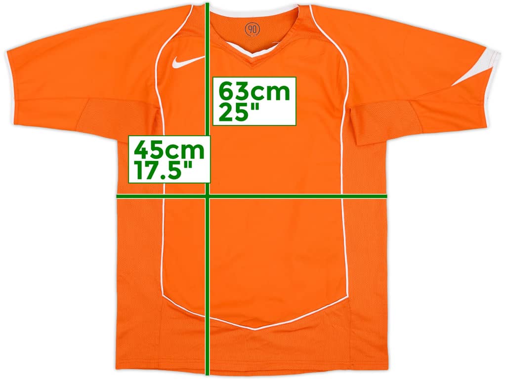 2004-06 Netherlands Home Shirt - 8/10 - (L.Boys)