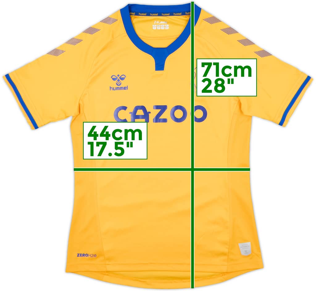 2020-21 Everton Away Shirt - 9/10 - (Women's M)