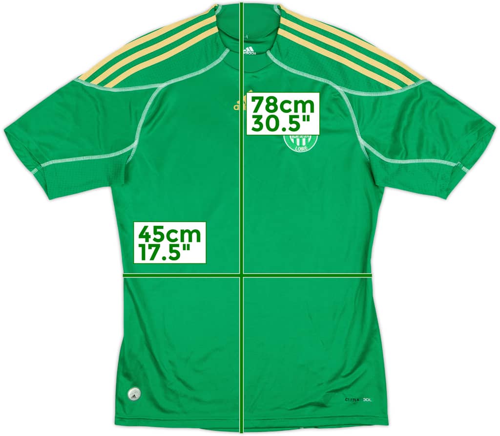 2009-10 Saint Etienne Home Shirt - 8/10 - (S)