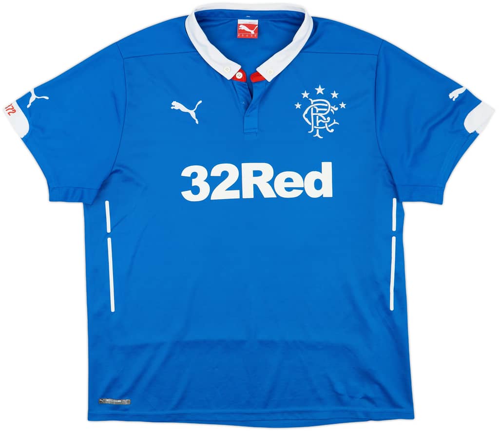 2014-15 Rangers Home Shirt - 8/10 - (XL)