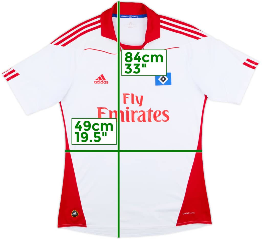2010-11 Hamburg Home Shirt - 7/10 - (L)