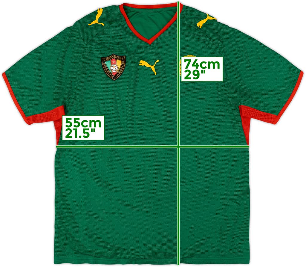 2008-09 Cameroon Home Shirt - 8/10 - (L)