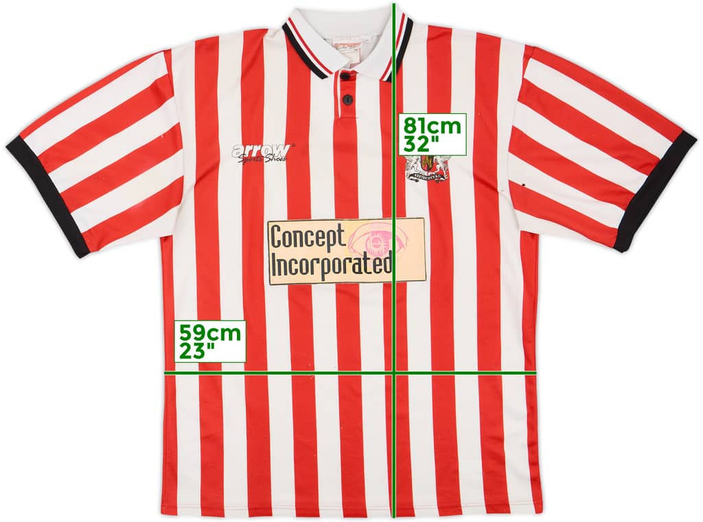 1997-98 Exeter City Home Shirt - 5/10 - (XL)