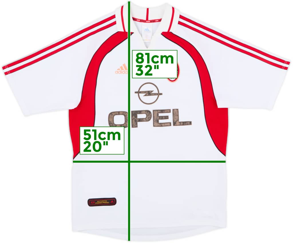 2000-02 AC Milan Away Shirt - 4/10 - (M)