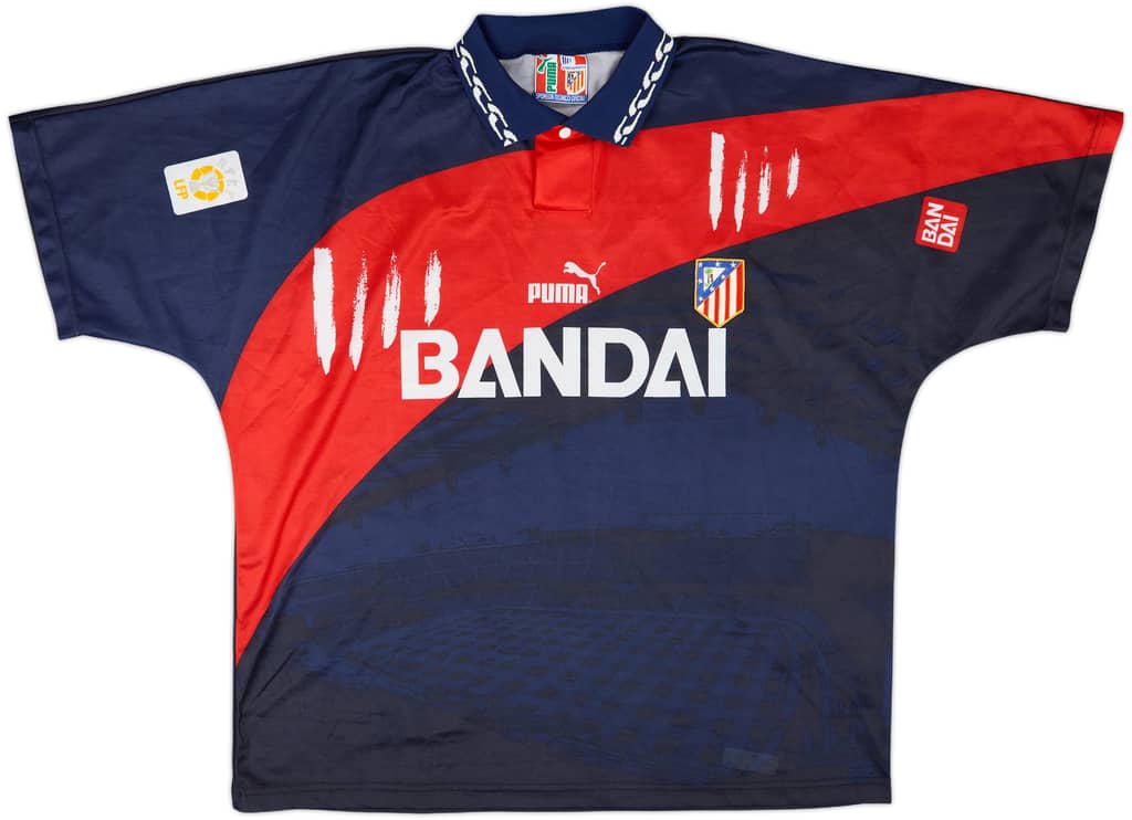 1996-97 Atletico Madrid Away Shirt - 10/10 - (XL)