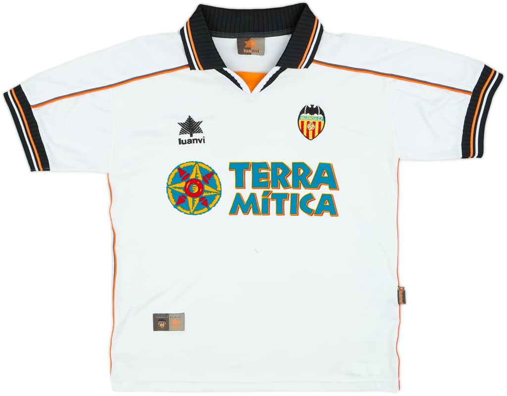 1999-00 Valencia Home Shirt - 8/10 - (S)