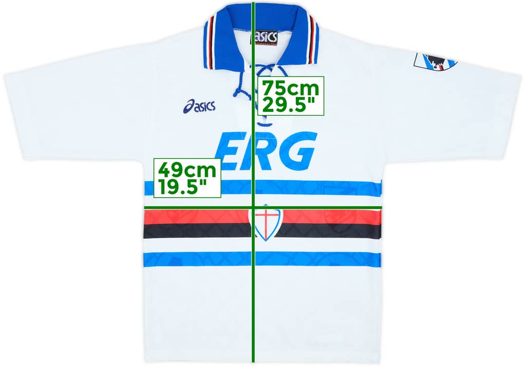 1994-95 Sampdoria Away Shirt - 8/10 - (L)