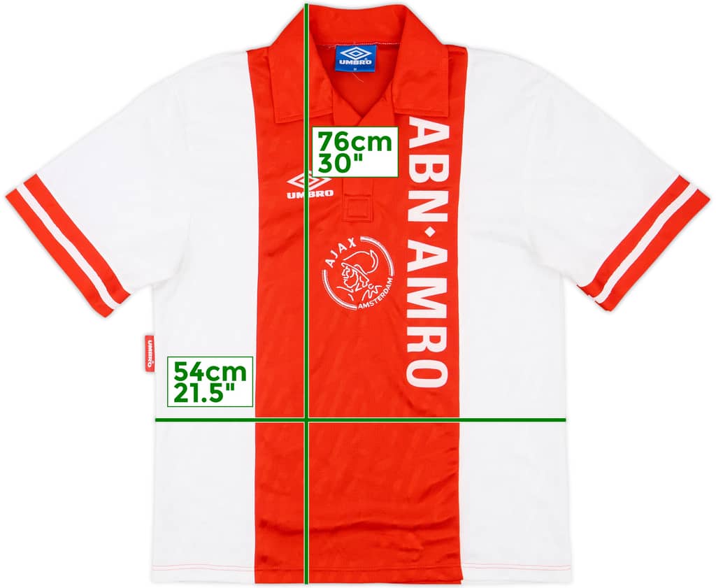 1993-94 Ajax Home Shirt - 8/10 - (M)