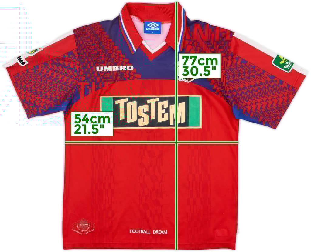 1997 Kashima Antlers Home Shirt - 5/10 - (M)