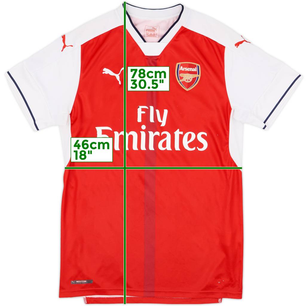 2016-17 Arsenal Home Shirt - 5/10 - (M)