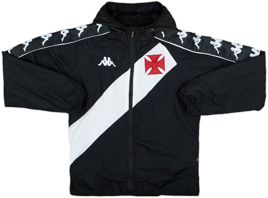 2020-21 Vasco Da Gama Kappa Hooded Track Jacket - 7/10 - (XL.Boys)