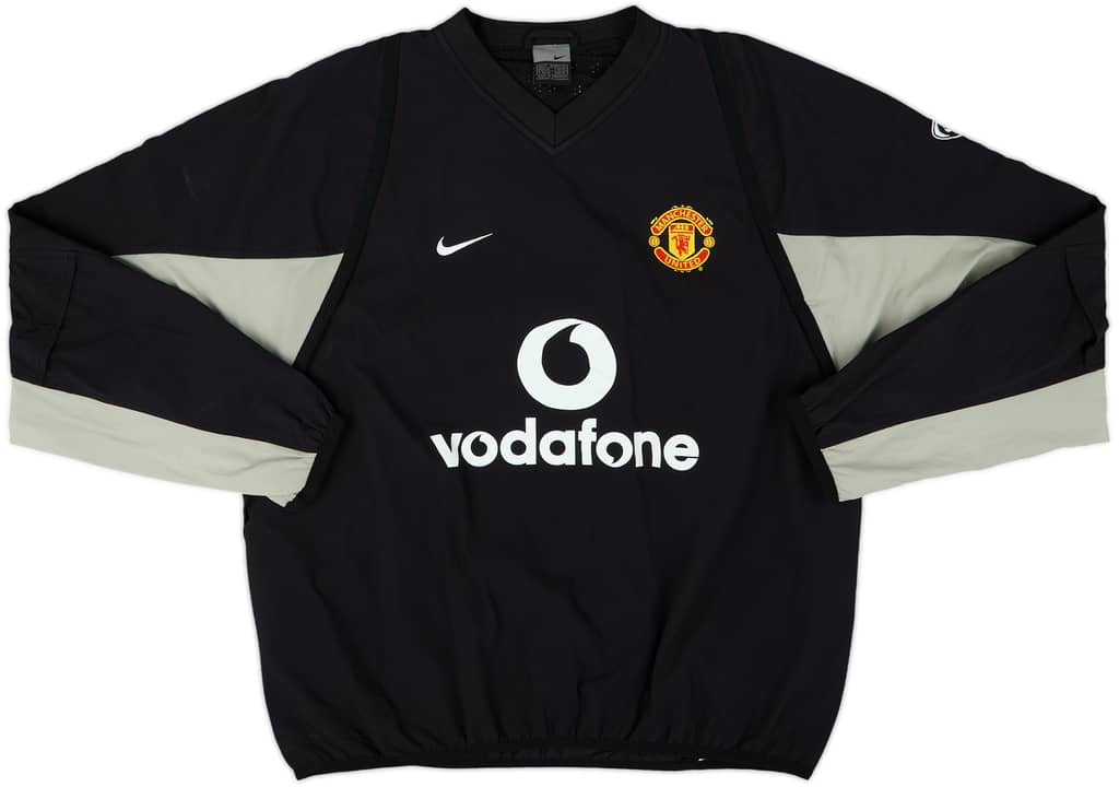 2003-05 Manchester United Nike Drill Top - 10/10 - (M)