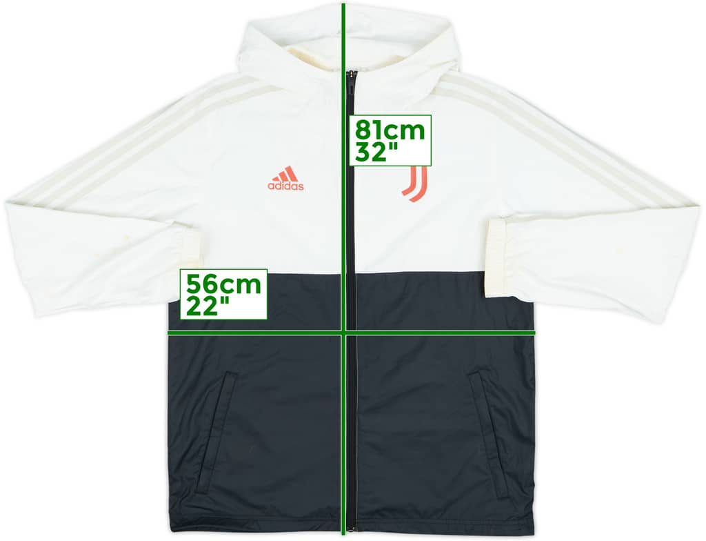 2019-20 Juventus adidas Hooded Track Jacket - 8/10 - (M)