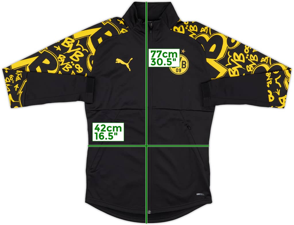 2020-21 Borussia Dortmund Puma Track Jacket - 5/10 - (XS)